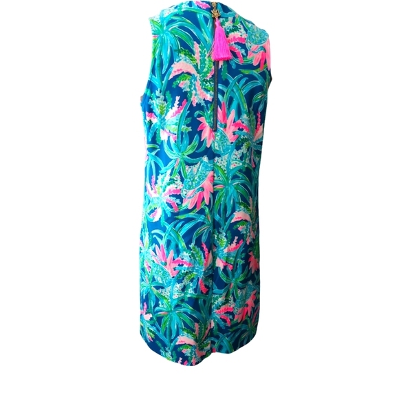 Lilly Pulitzer Kelby Stretch Shift Dress Macaw Blue Sweet Escape NWOT Size 0 - Picture 6 of 16